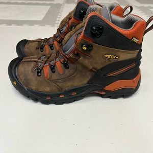 Keen Men's Pittsburgh 6" Waterproof Work Boot (Soft Toe) Cascade Brown Sz 11.5